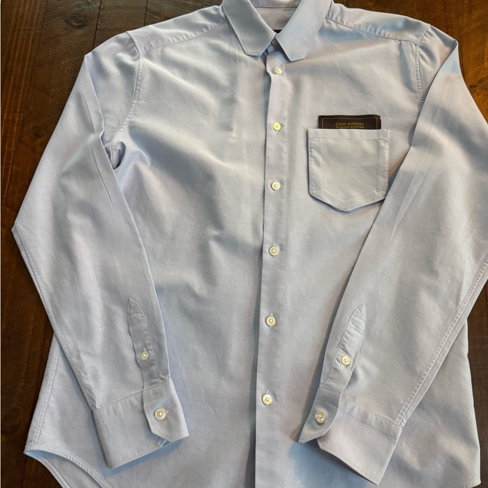 Louis Vuitton Light Blue Dress Shirt
